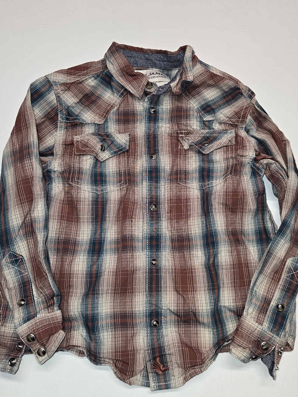 Toddler boys 4t Cody James pearl Snap